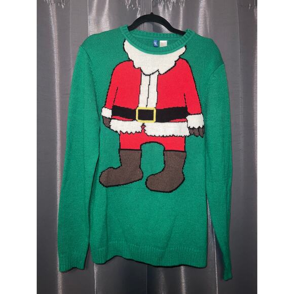 Ugly Christmas Sweater Sweaters - Ugly Christmas Sweater Xmas Size Medium